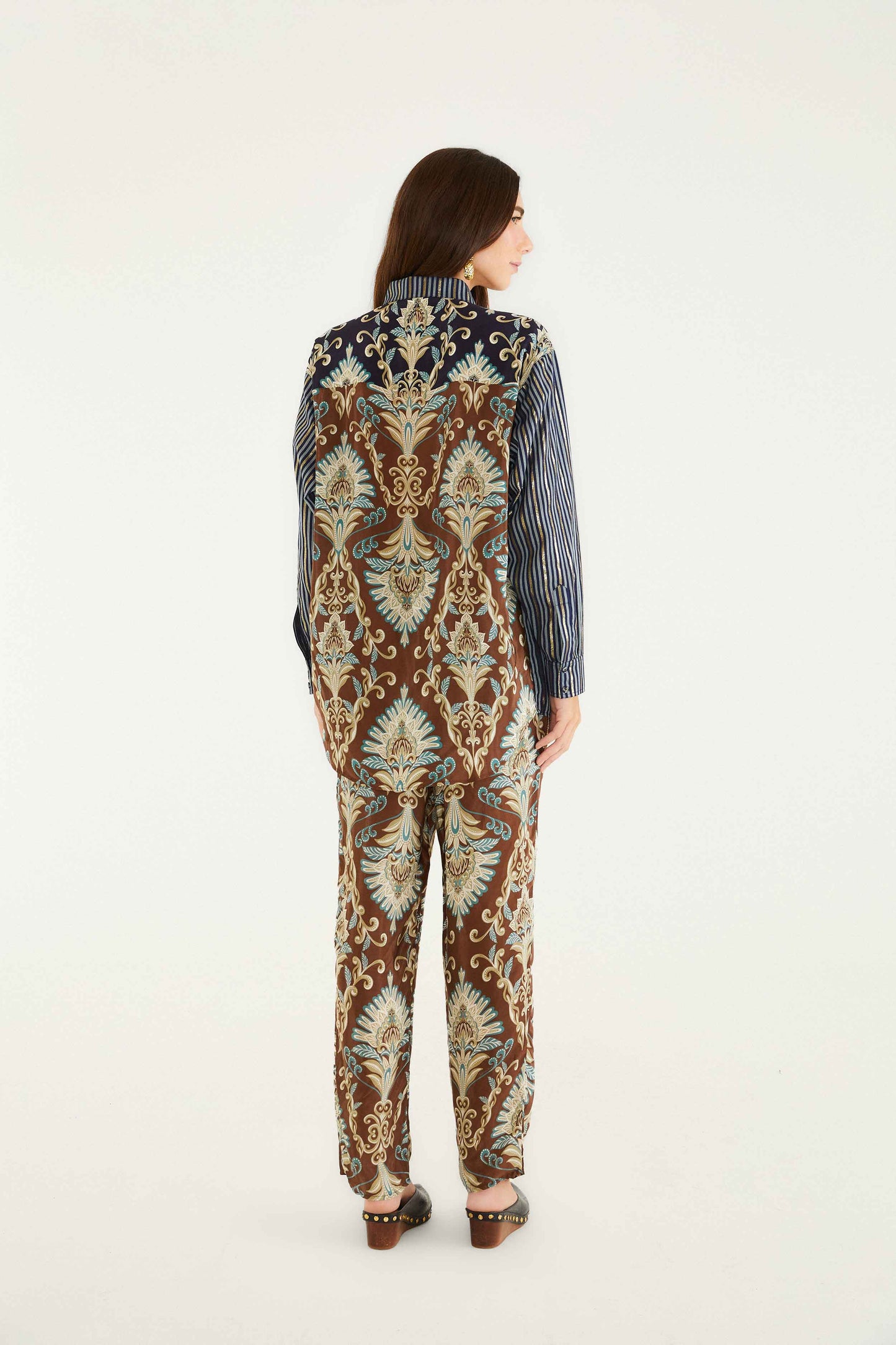 FARM Rio Sale by Type Brown Wonderful Arabesque Pants
