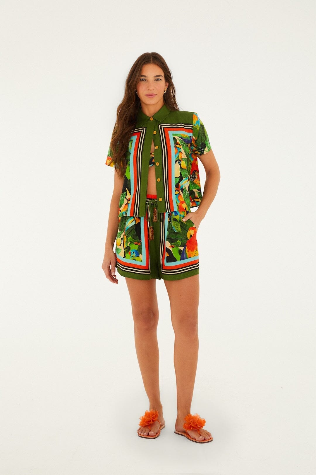 FARM Rio Sale by Type Bird Leaves Shirt