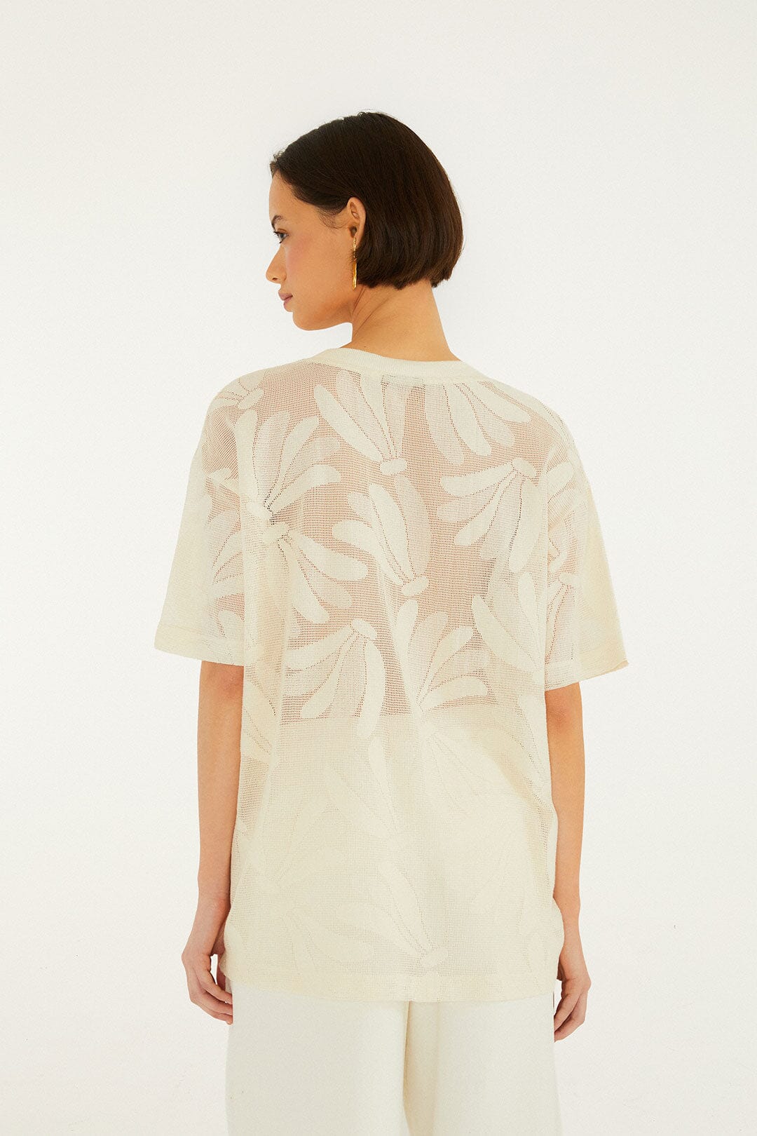 FARM Rio Shop Off-White Banana Da Terra T-Shirt