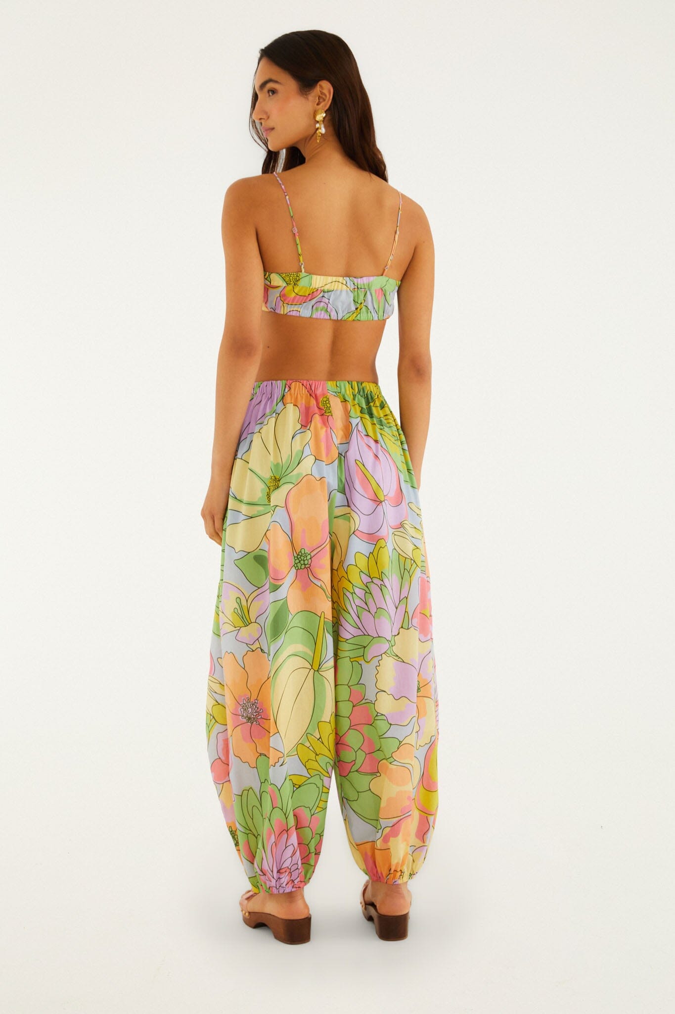 FARM Rio Shop Multicolor Spring Affair Organic Cotton Balloon Pants