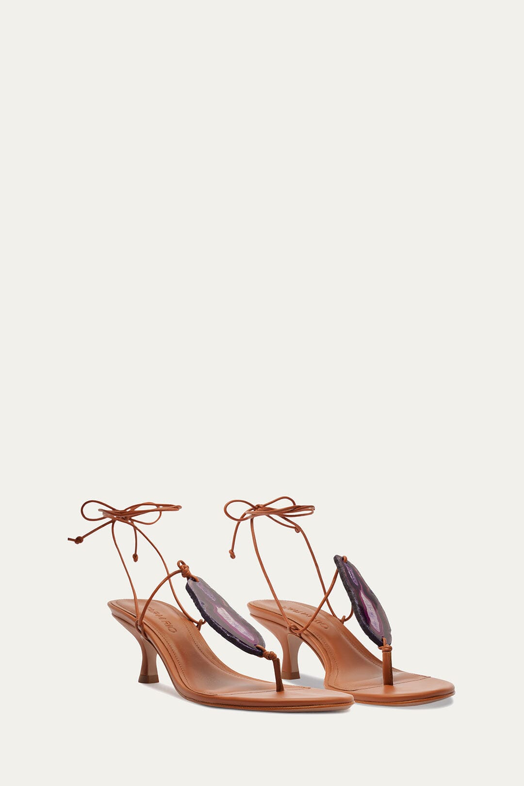 FARM Rio Shop Stone Kitten Heel Sandal