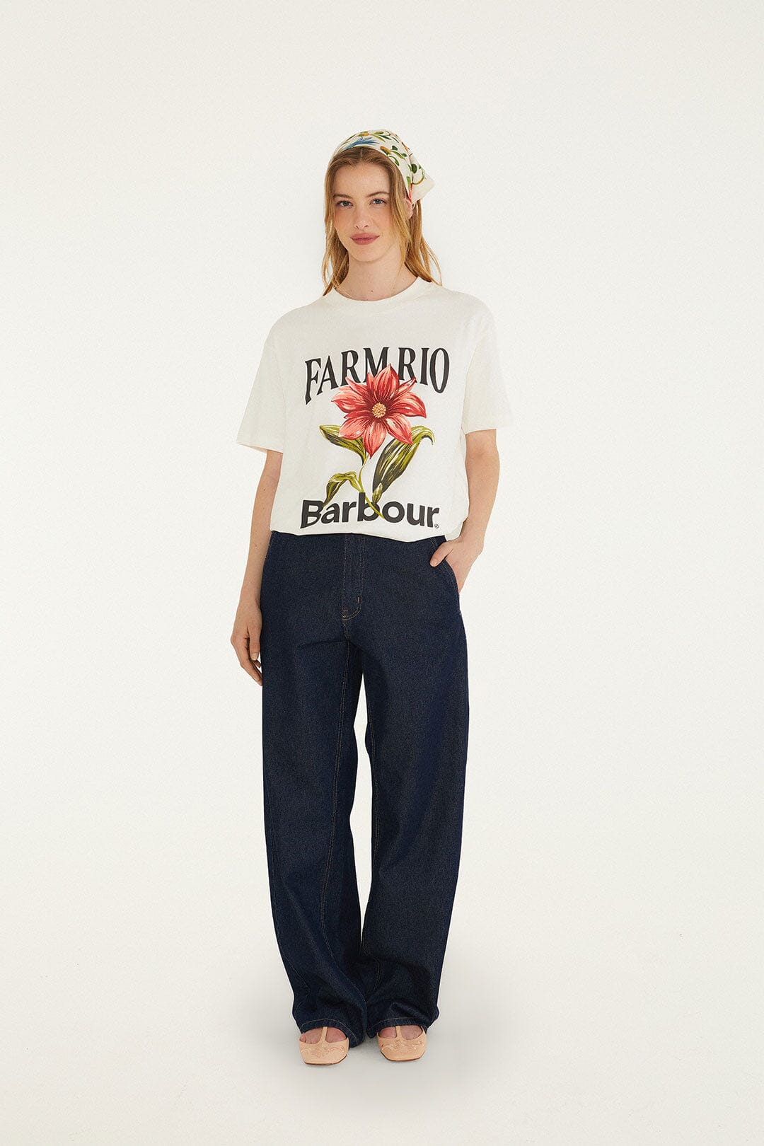 FARM Rio Shop Wild Flower Cream T-Shirt