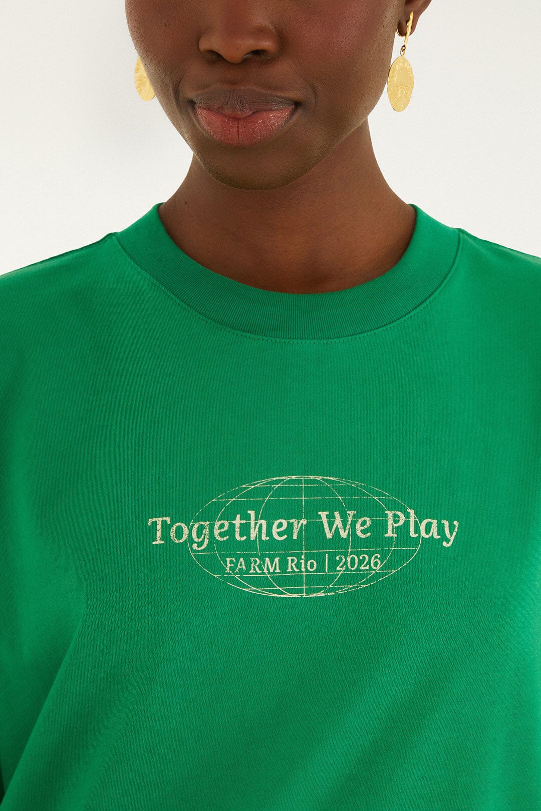 FARM Rio Shop Green Together We Play Short Sleeve T-Shirt