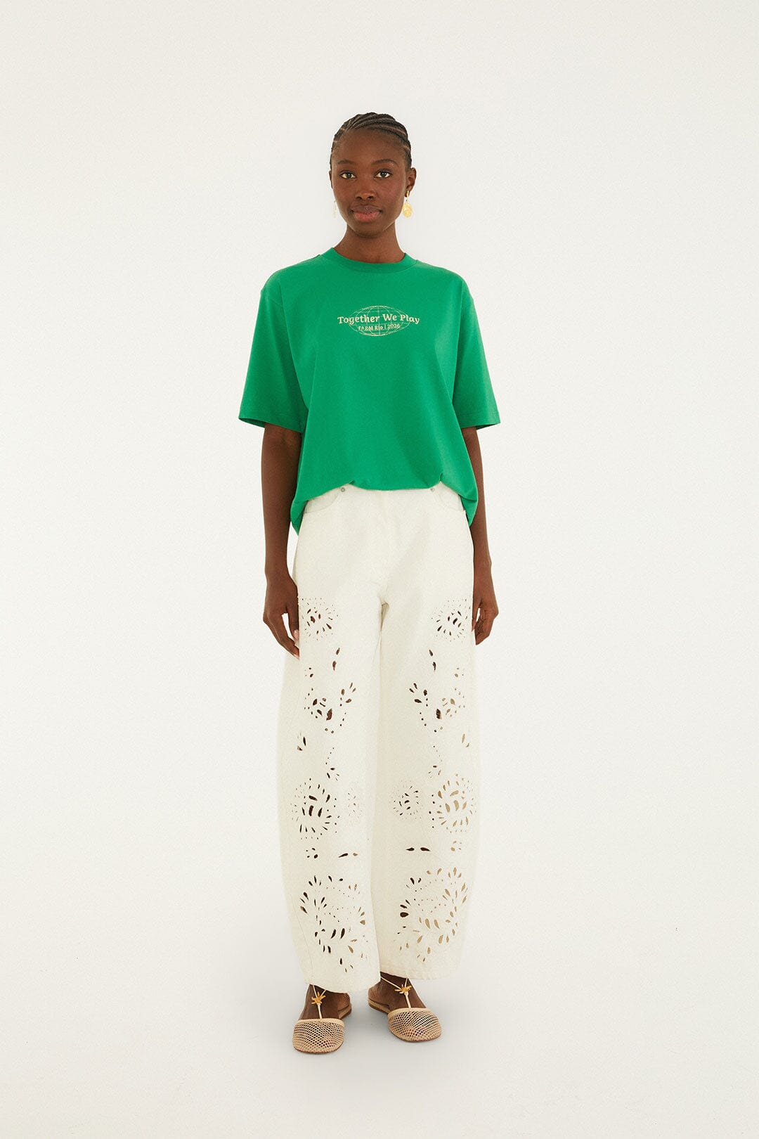 FARM Rio Shop Green Together We Play Short Sleeve T-Shirt