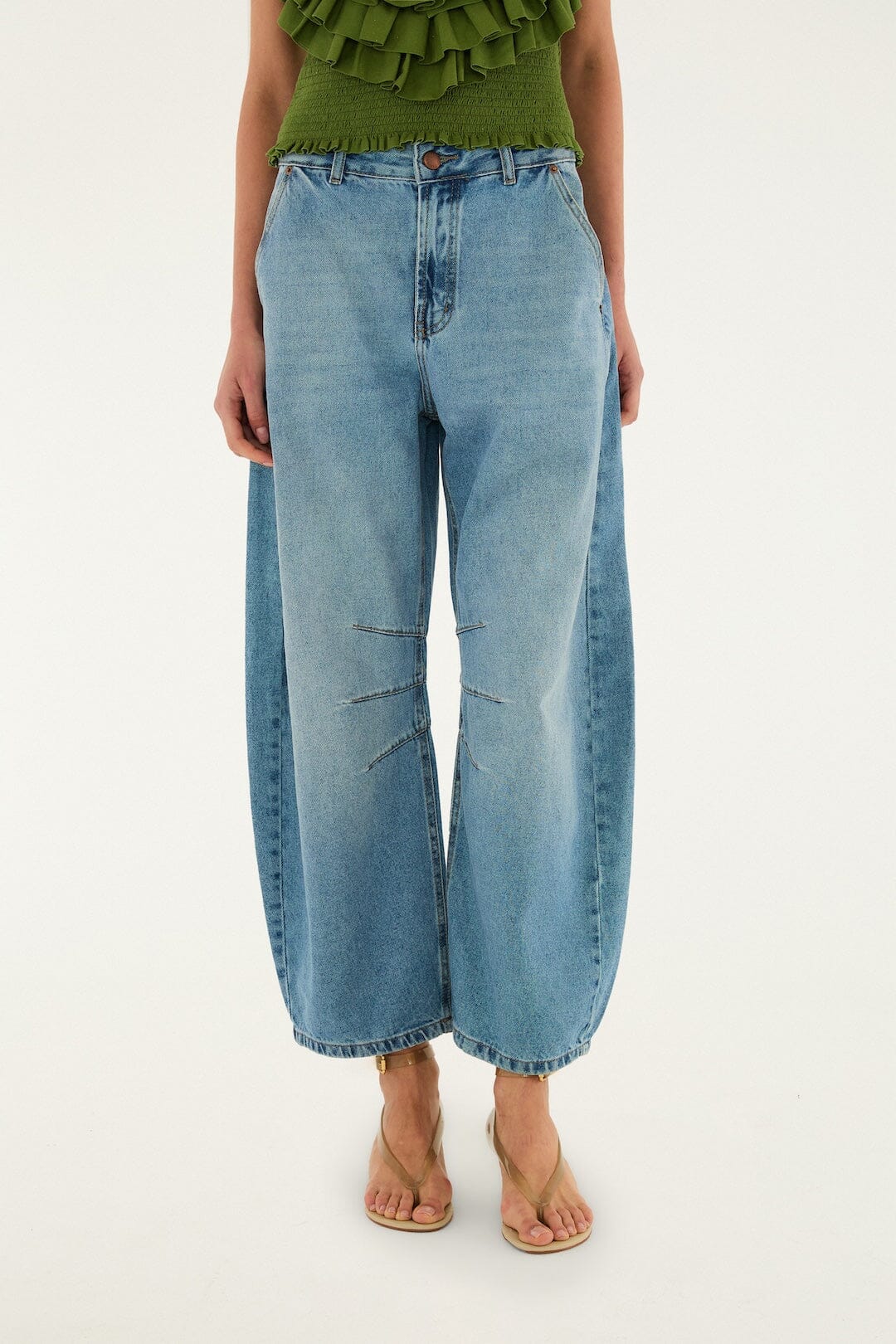 FARM Rio Shop Barrel Denim Pants