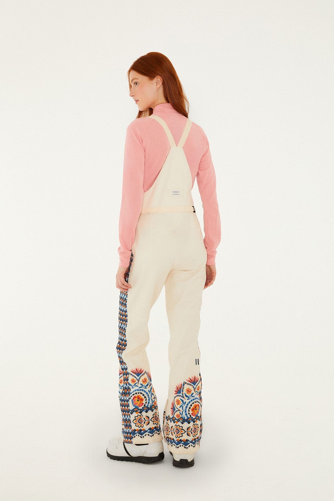 FARM Rio Shop Off-White Lucy Floral Pants
