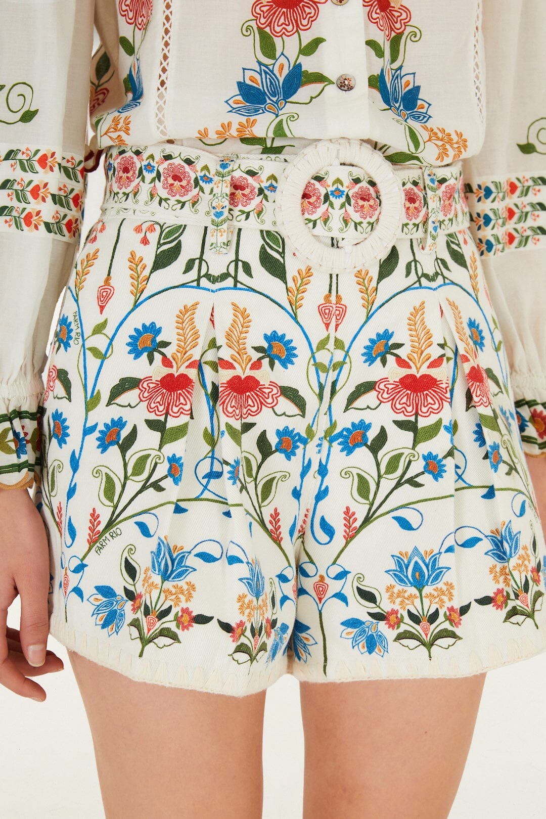 FARM Rio Shop Fraga Print Shorts