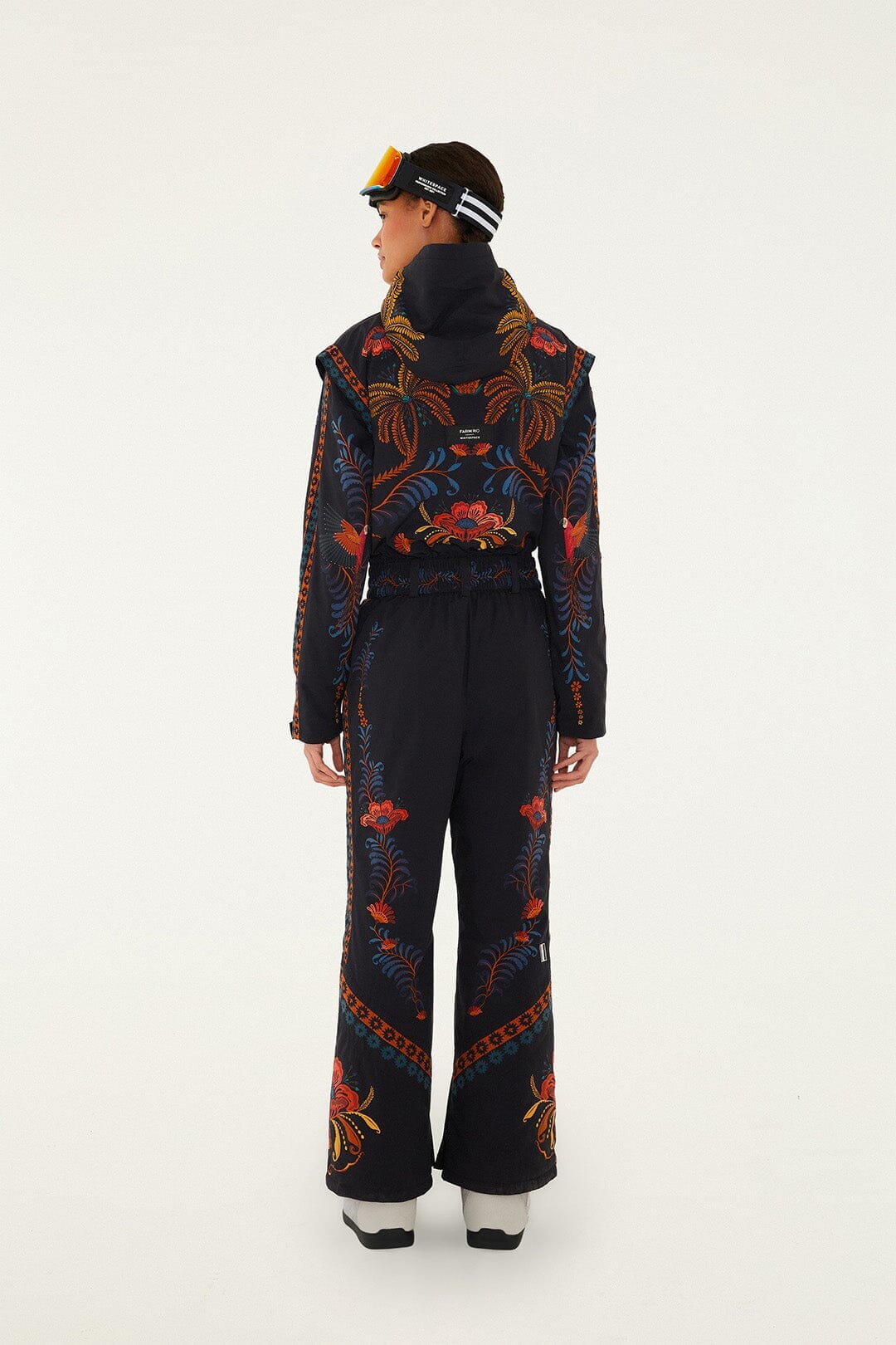 FARM Rio Shop Black Macaw Jumpsuit