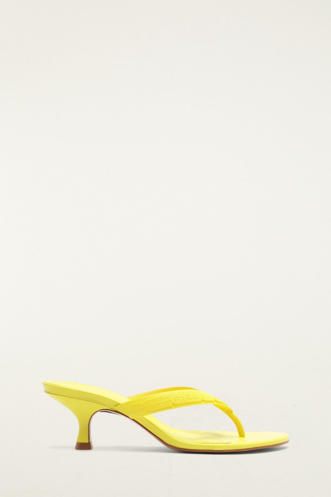 FARM Rio Shop Yellow Rob Heeleded Sandal