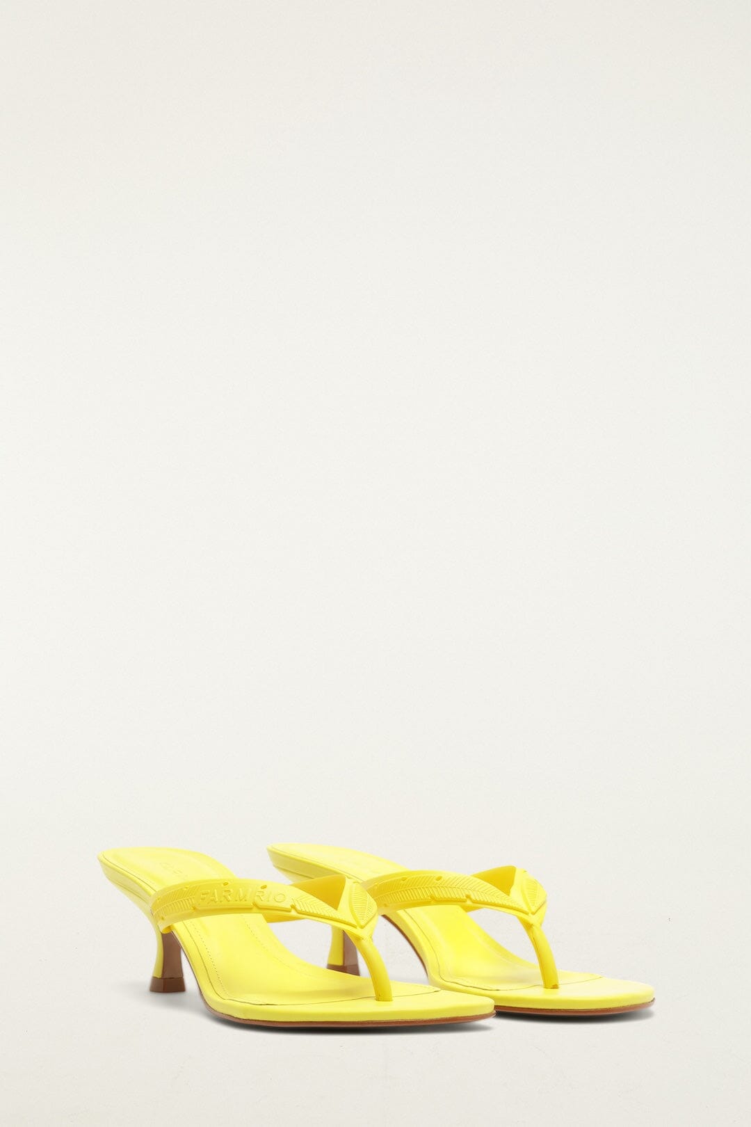 FARM Rio Shop Yellow Rob Heeleded Sandal