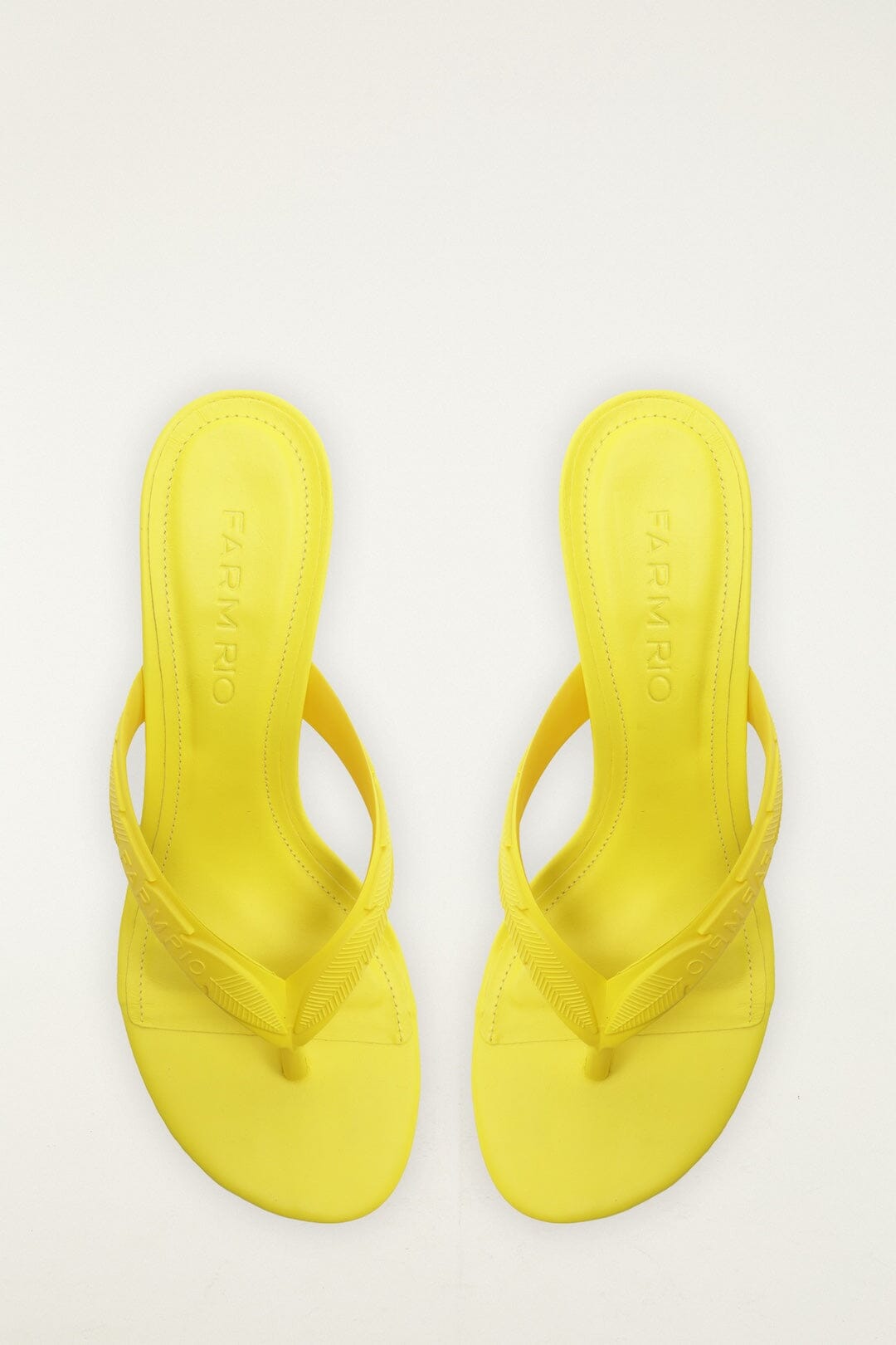 FARM Rio Shop Yellow Rob Heeleded Sandal