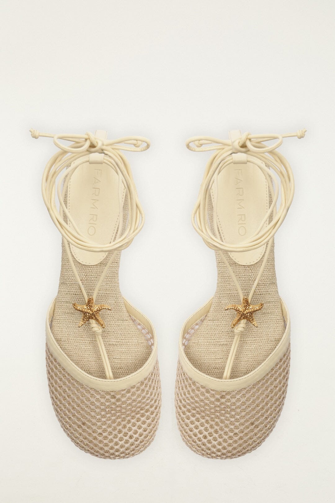 FARM Rio Shop Sea Lace Up Mule