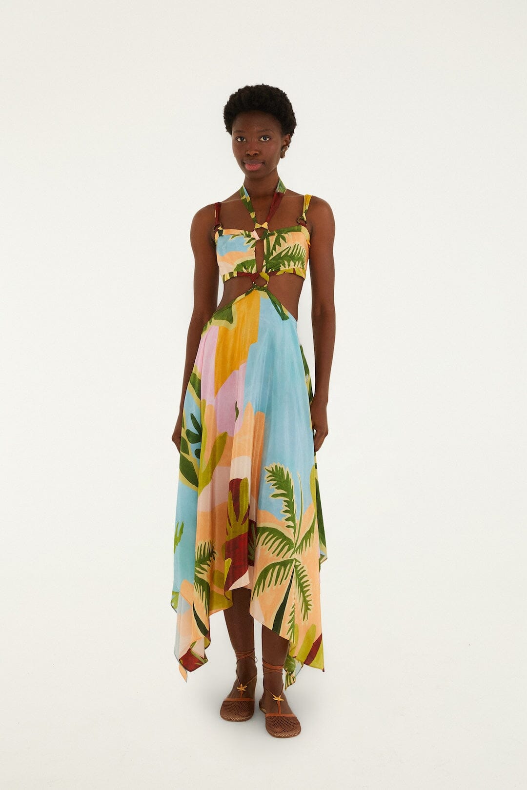 FARM Rio Shop Sea Lace Up Mule