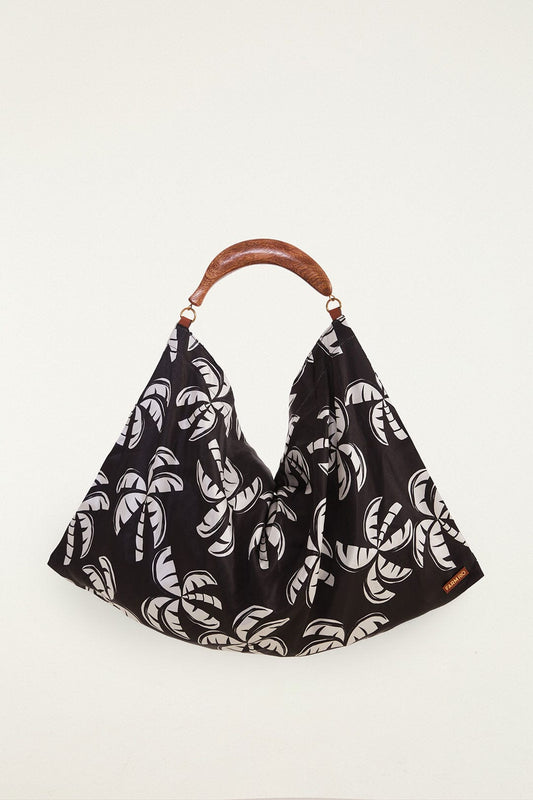 FARM Rio Shop Black And White Scarf Tote Bag