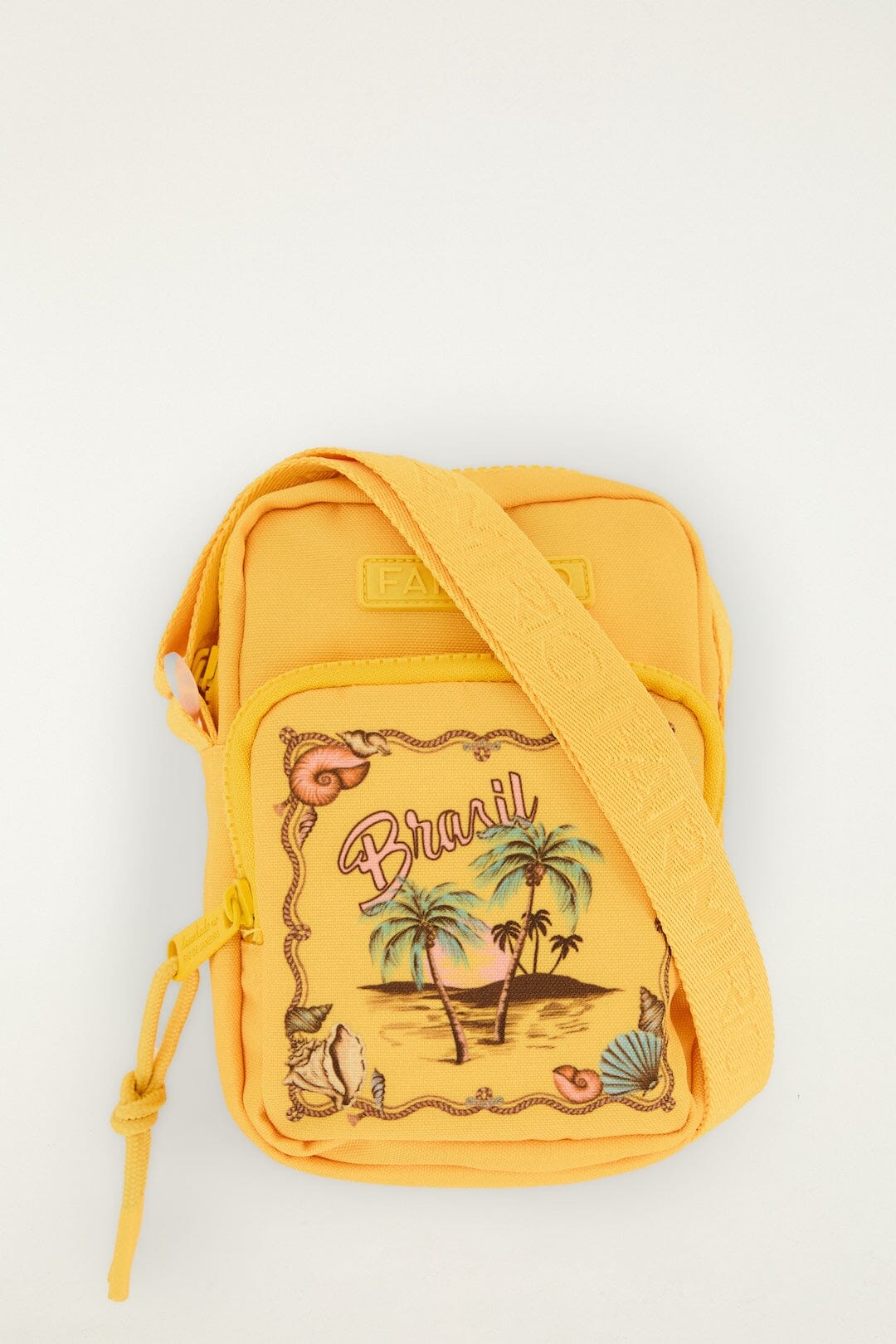 FARM Rio Shop Bahia Yellow Crossbody Bag