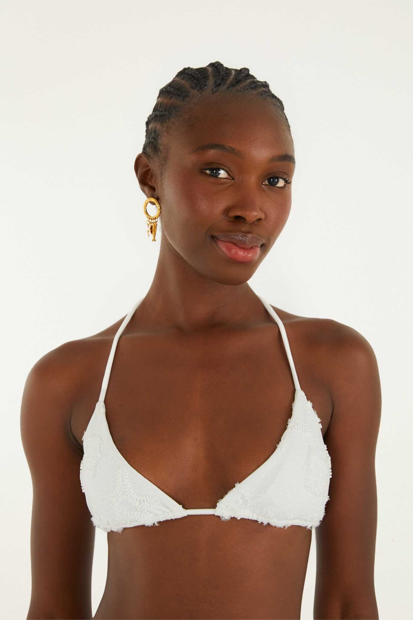 FARM Rio Shop Triangle Bikini Top With Tie On The Neck