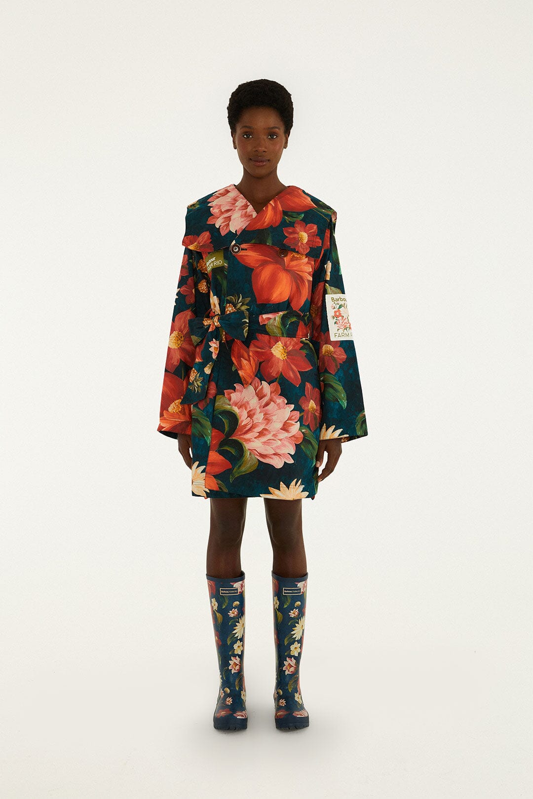 FARM Rio Shop Wild Flower Tench Coat