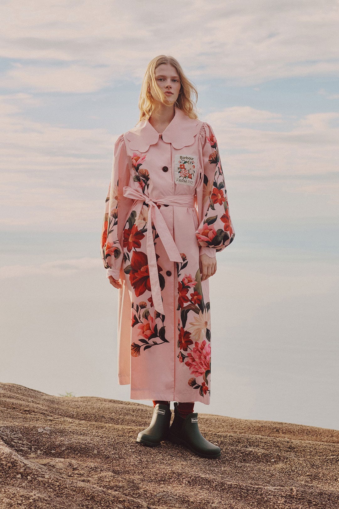 FARM Rio Shop Bromelia Trench Coat