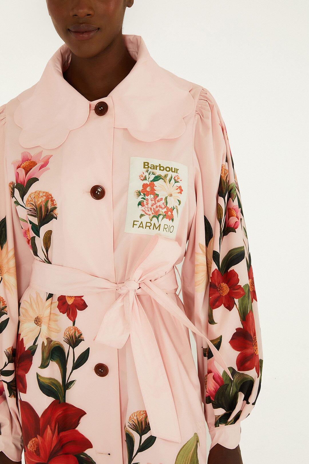 FARM Rio Shop Bromelia Trench Coat
