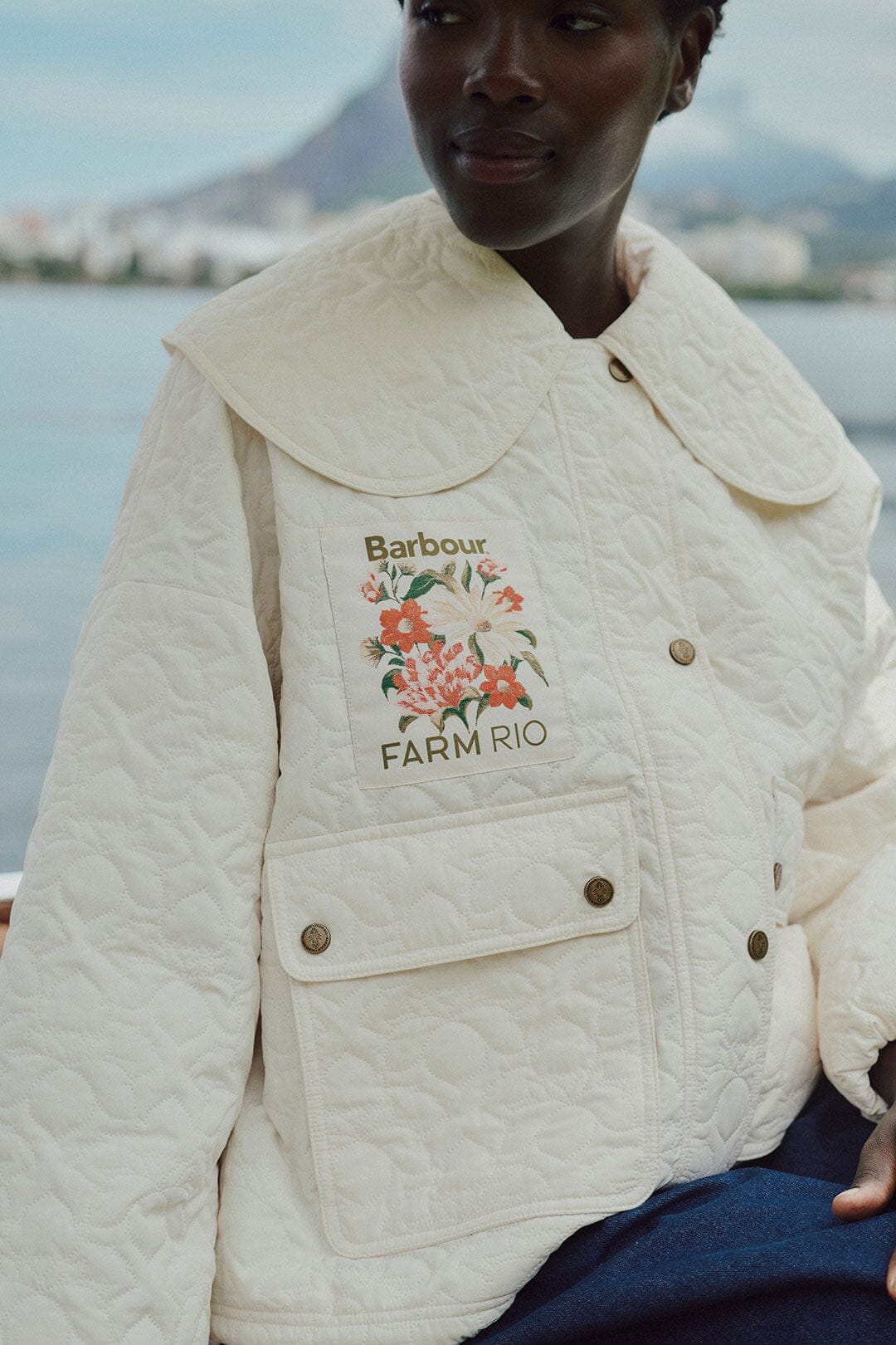 FARM Rio Shop Lotus Quilted Jacket
