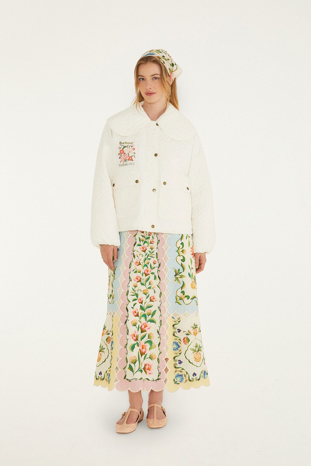 FARM Rio Shop Lotus Quilted Jacket