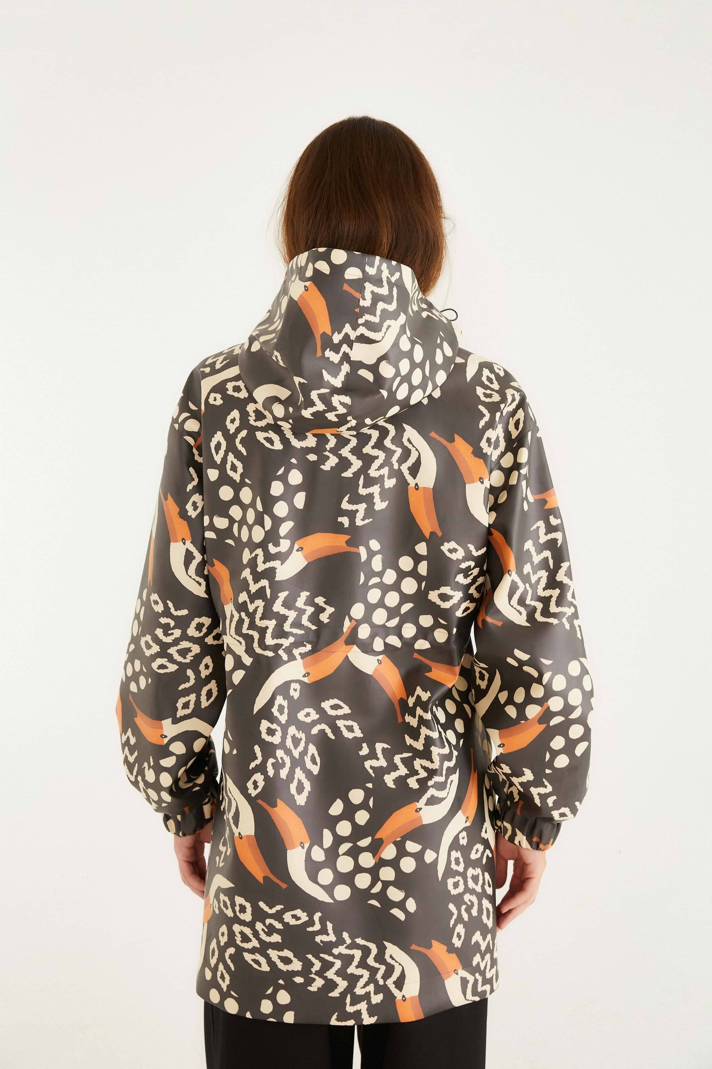 FARM Rio Sale by Type Black Tucanismo Raincoat