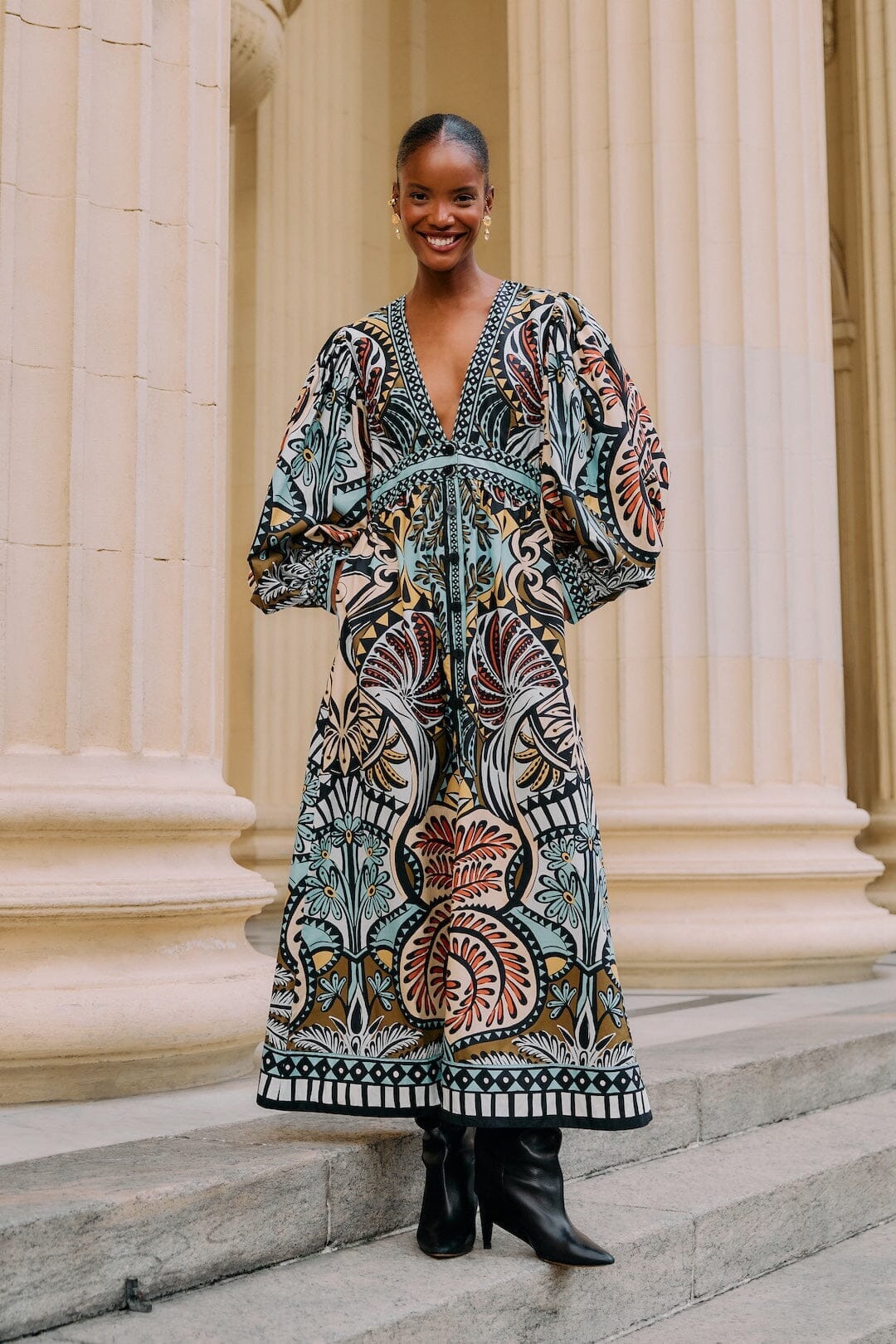 FARM Rio Sale Dresses Multicolor Balamana Maxi Dress