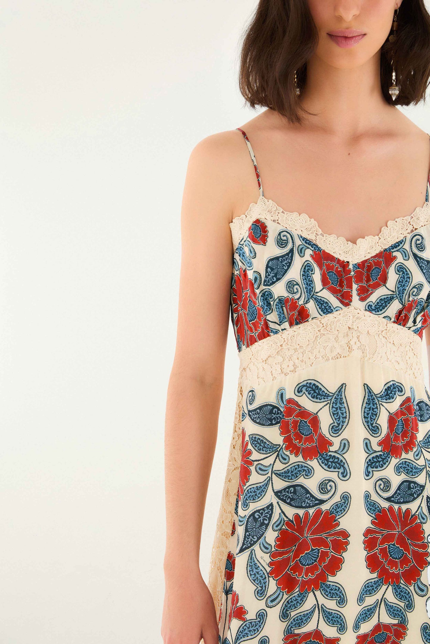 FARM Rio Sale Dresses Sand Francesca Midi Dress