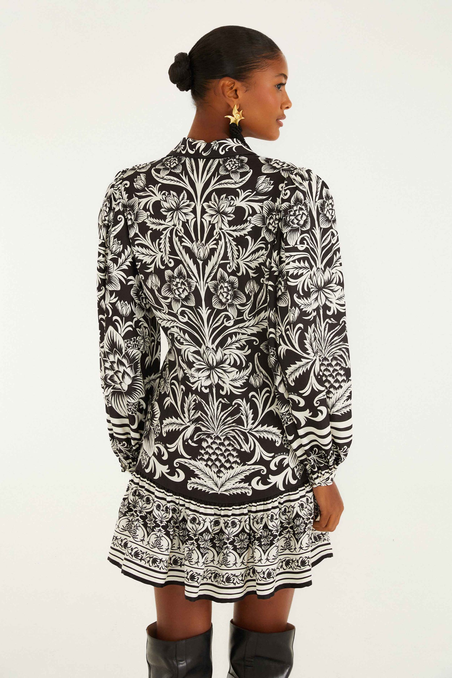 FARM Rio Sale Dresses Lisbon Black Mini Dress