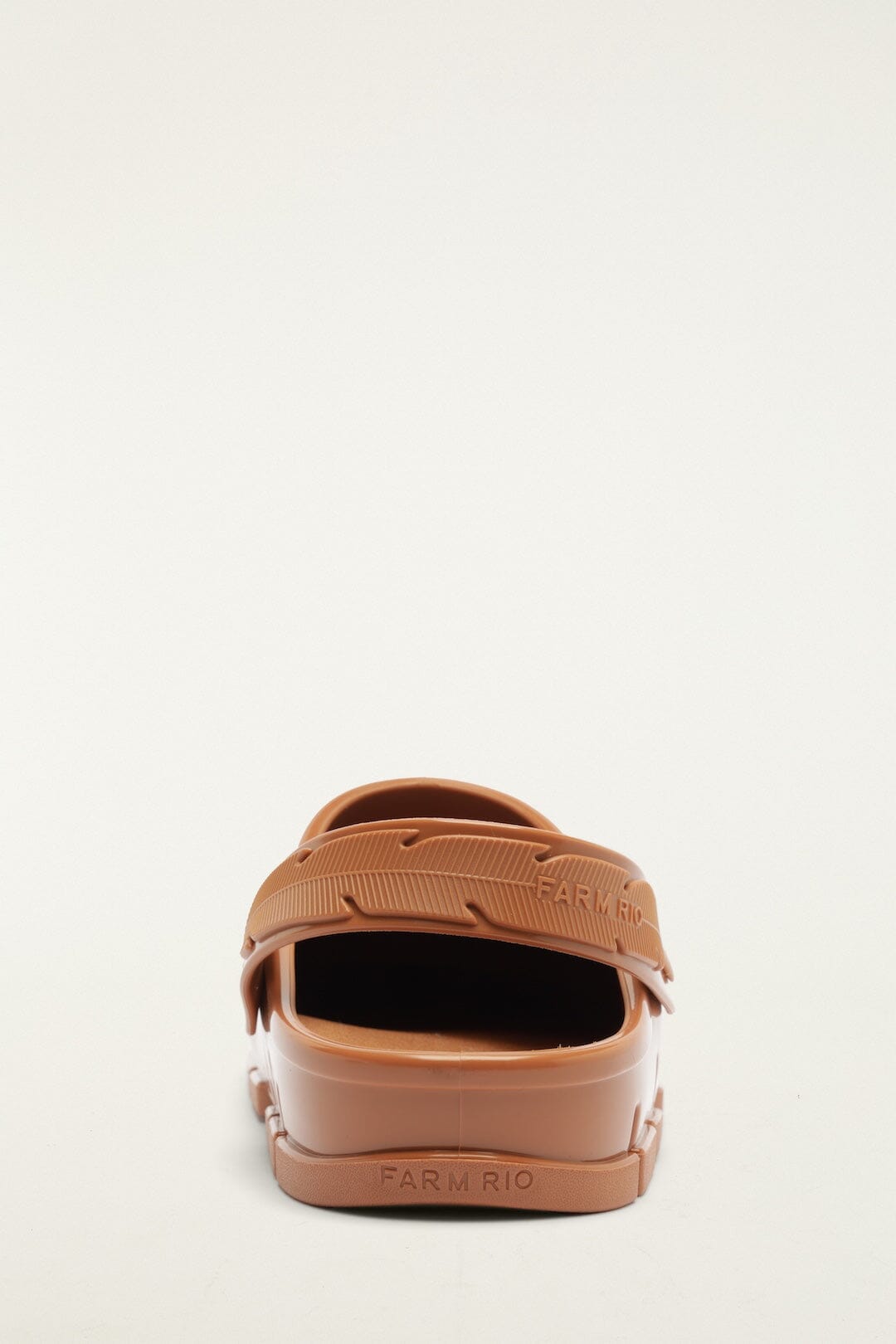 FARM Rio Shop Brown Monstera Slingback Rain Clog
