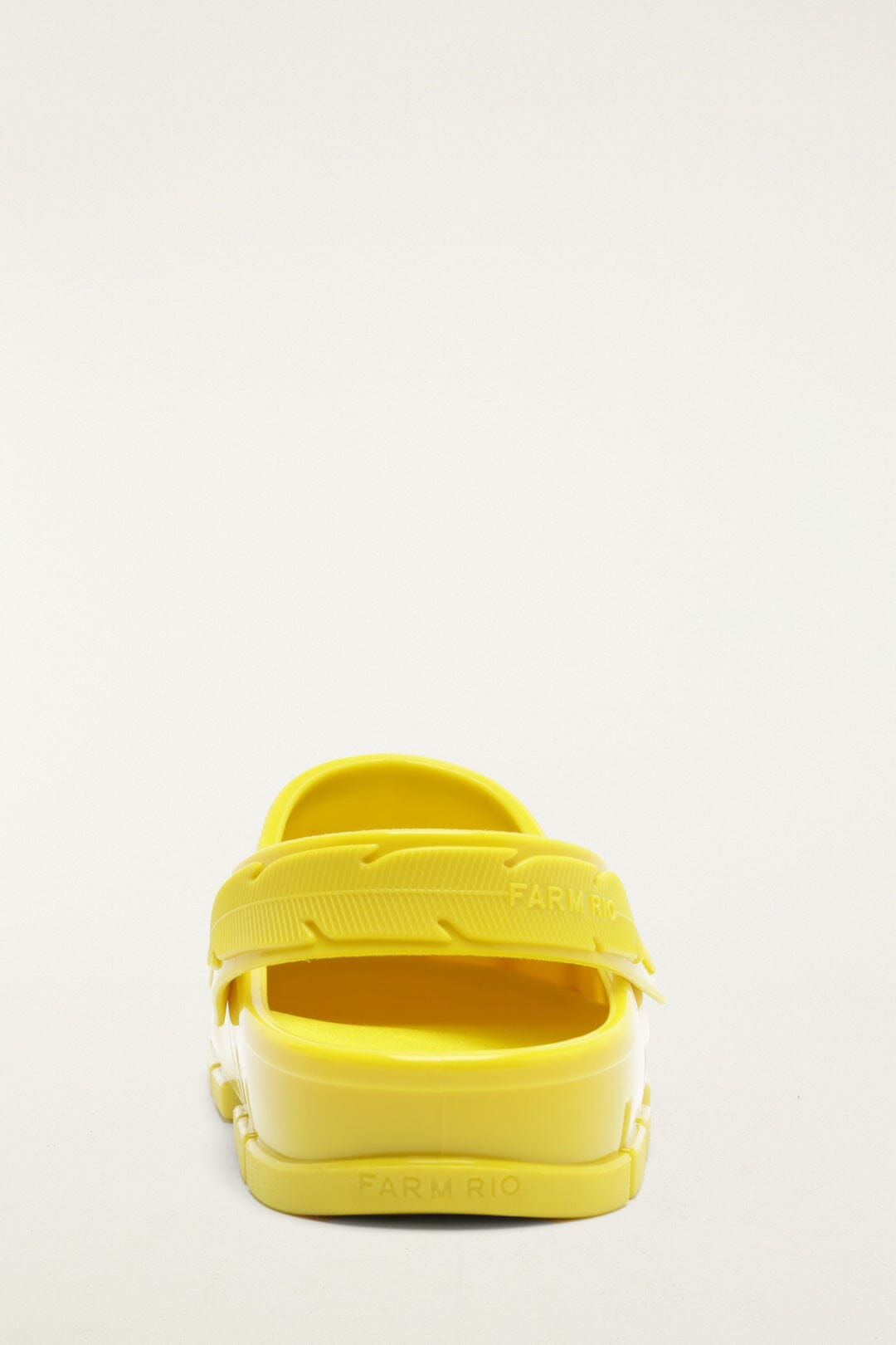 FARM Rio Shop Yellow Monstera Slingback Rain Clog