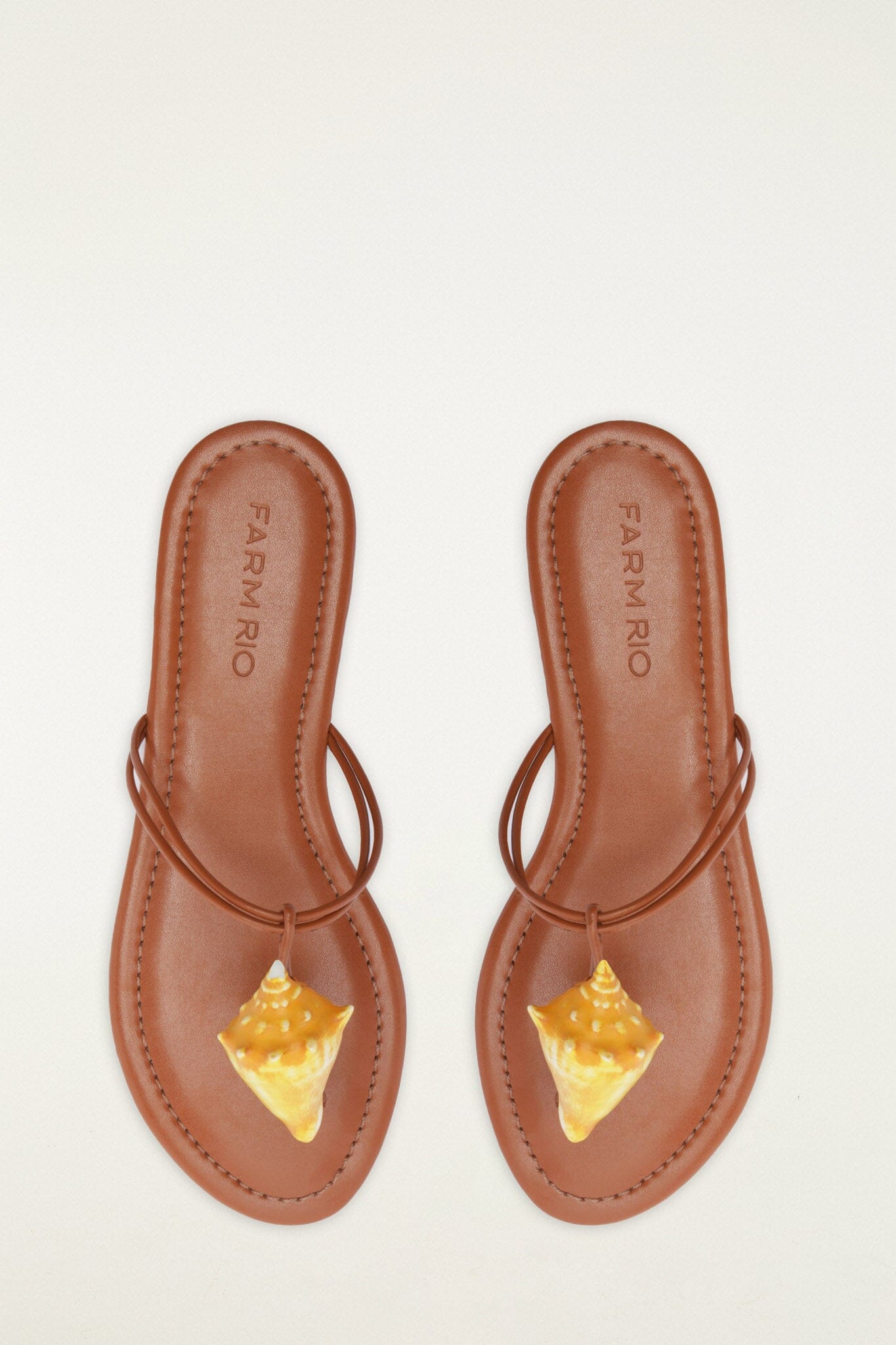 FARM Rio Shop Shell Flat Sandal
