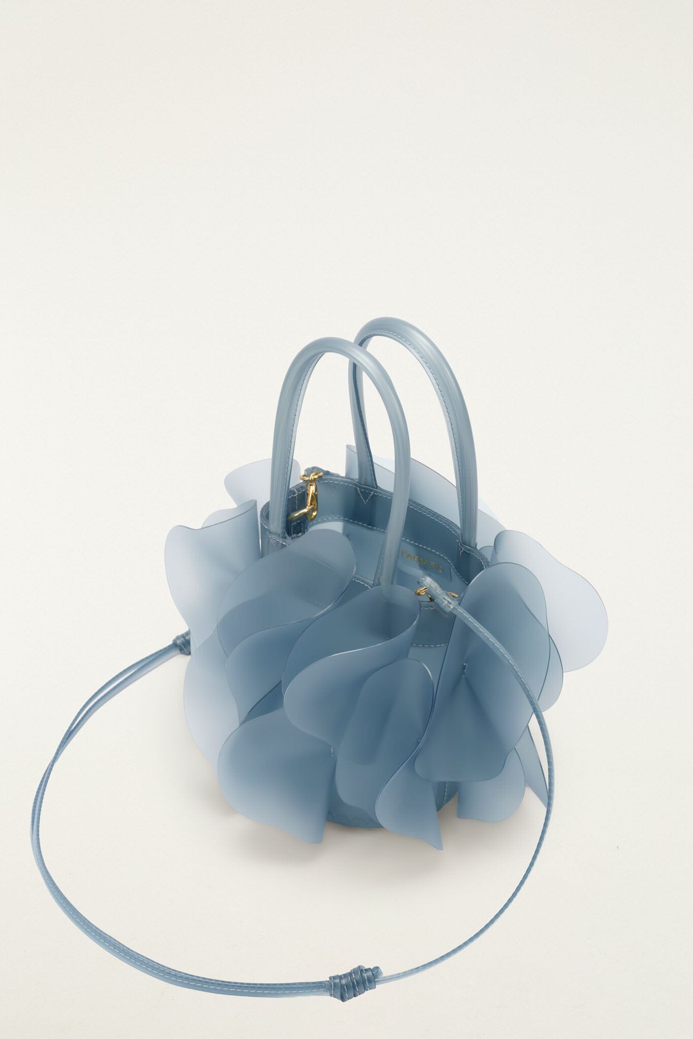 FARM Rio Shop Blue Jelly Flower Bag