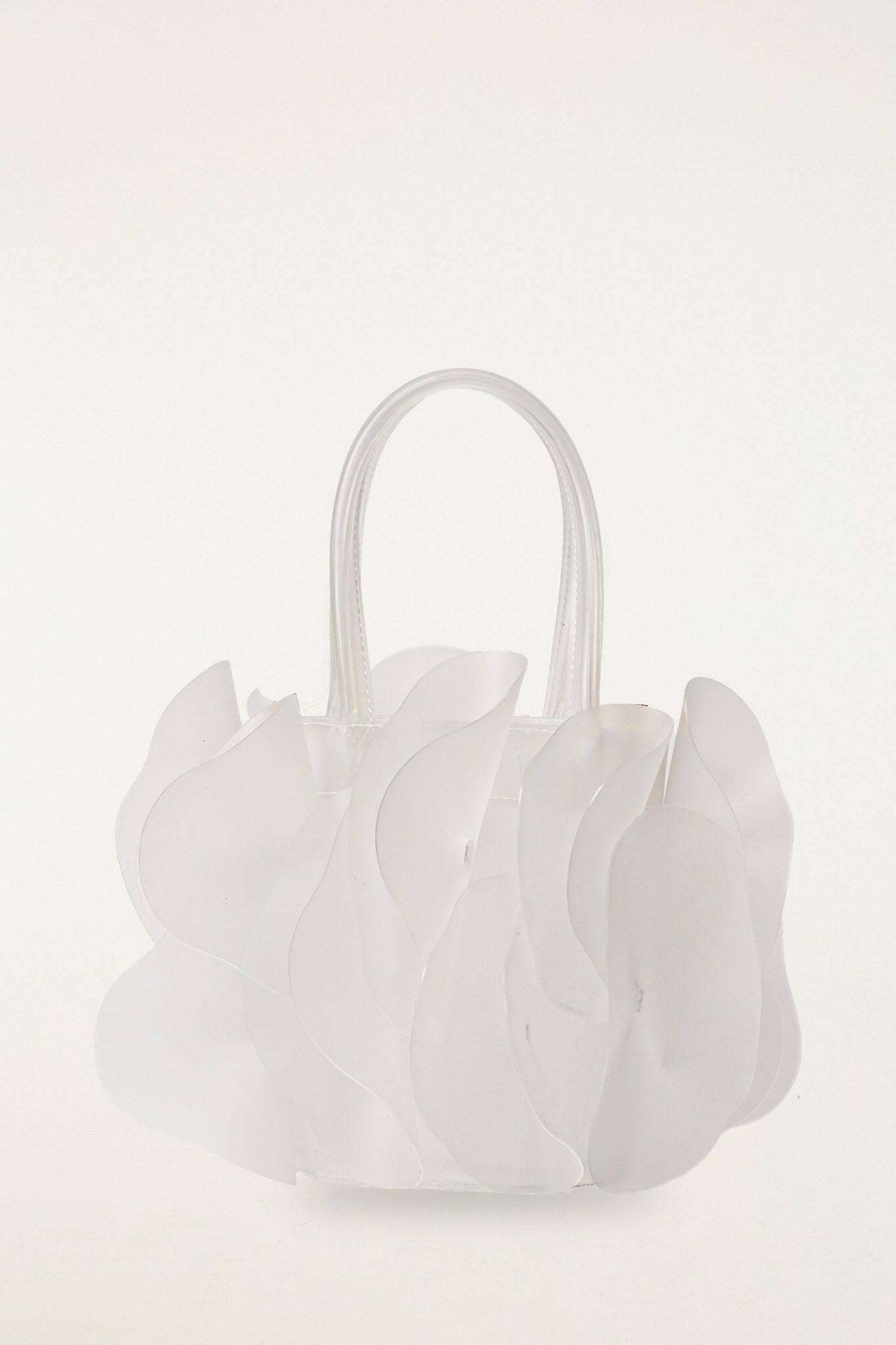 FARM Rio Shop White Jelly Flower Bag