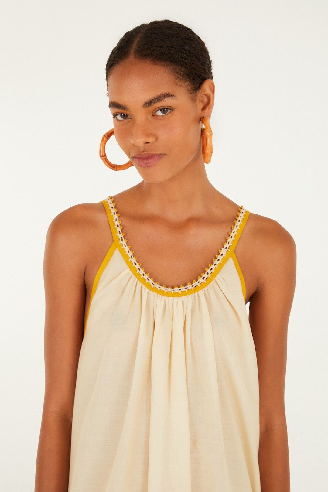 FARM Rio Shop Light Blush Hilo Stripes Maxi Dress