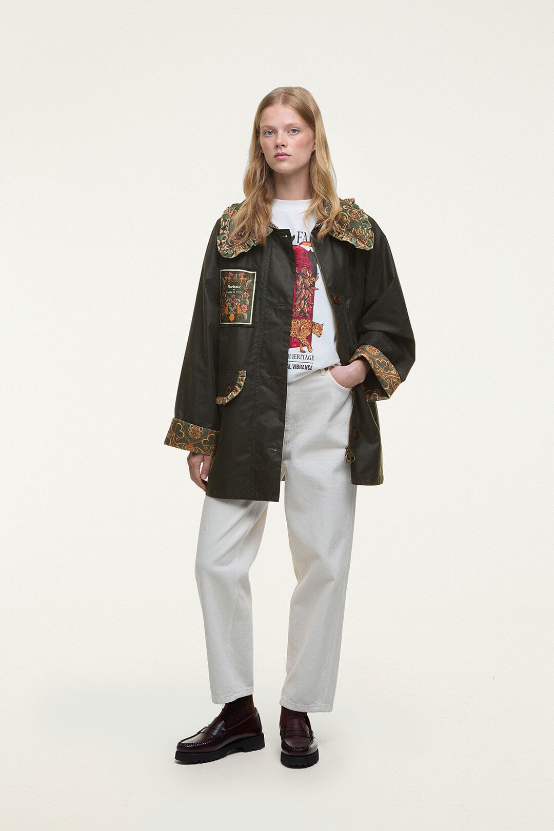 FARM Rio Shop Maria-Clara Waxed Jacket
