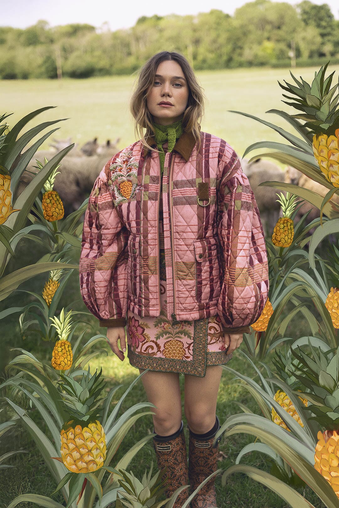 FARM Rio Shop Ana-Clara Quilted Jacket