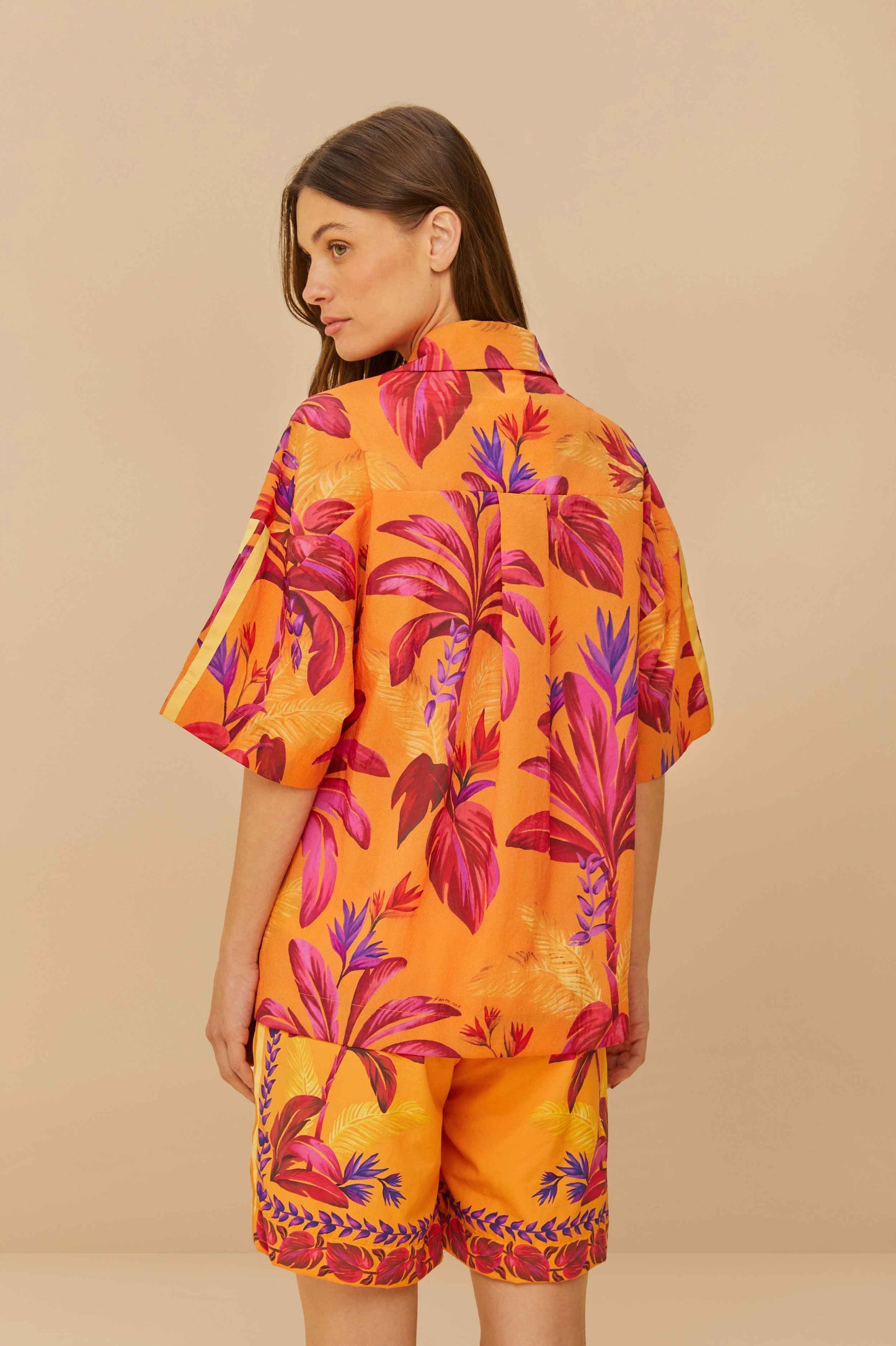 FARM Rio Sale Adidas Tropical Breeze Bright Orange Shirt