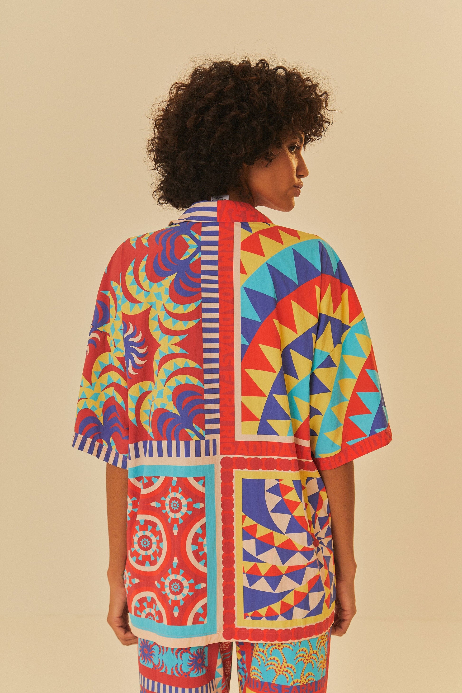 FARM Rio Sale Adidas Farm Solar Kaleidoscope Blue Top